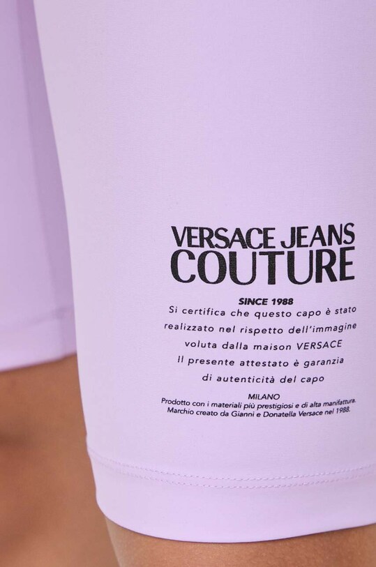 Versace Jeans Couture pantaloni scurti violet 76HAC1A6.J0128