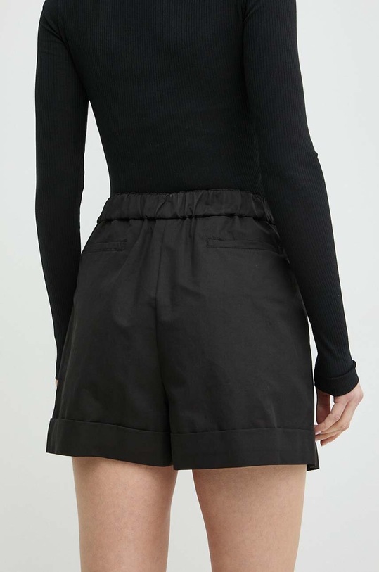 Oblečení Šortky s příměsí lnu Pinko 101924.A1LC černá