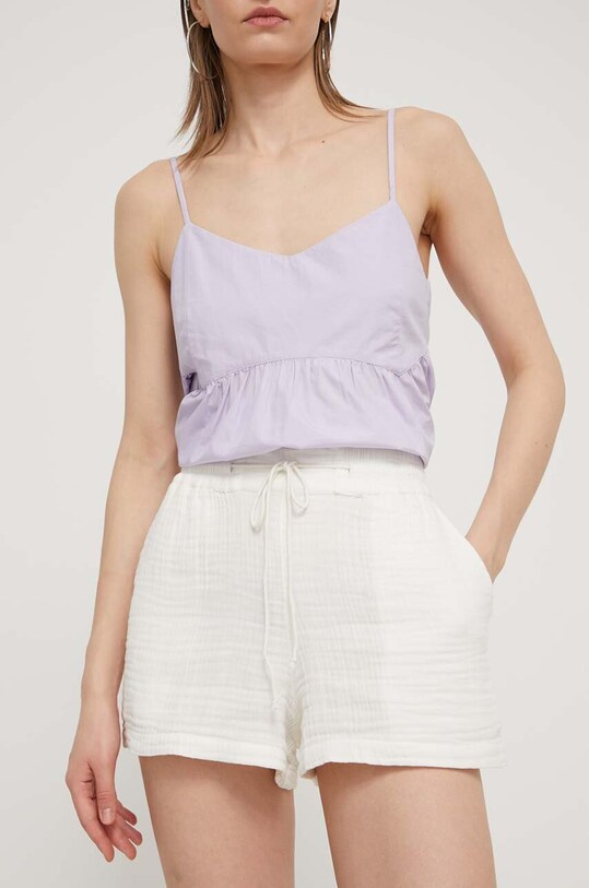 Billabong pantaloni scurti din bumbac Day Tripper bumbac alb ABJNS00277