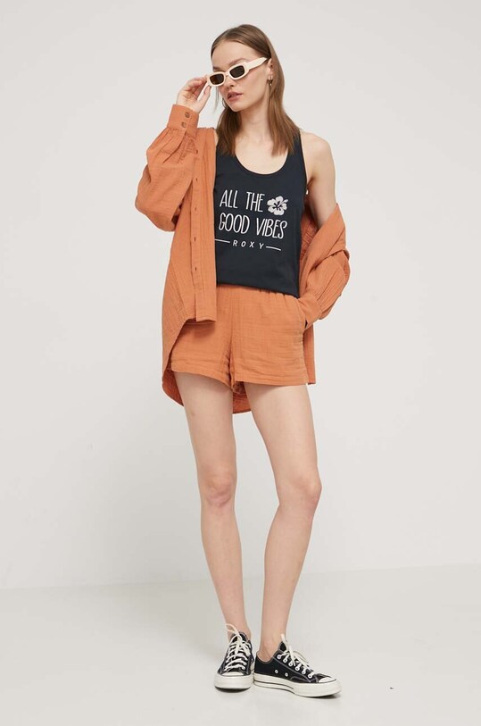 Billabong pantaloni scurti din bumbac Day Tripper bumbac portocaliu ABJNS00277