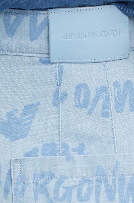 Emporio Armani pantaloni scurti jeans 3D2J77.2DV2Z albastru