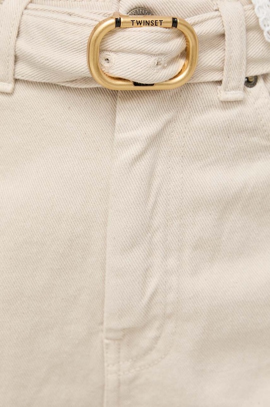 Джинсовые шорты Twinset бежевый 241TT2382