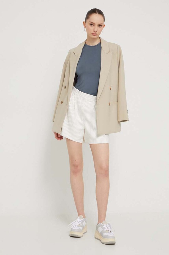 Abercrombie & Fitch pantaloni scurti KI149.4077.109 bej SS24