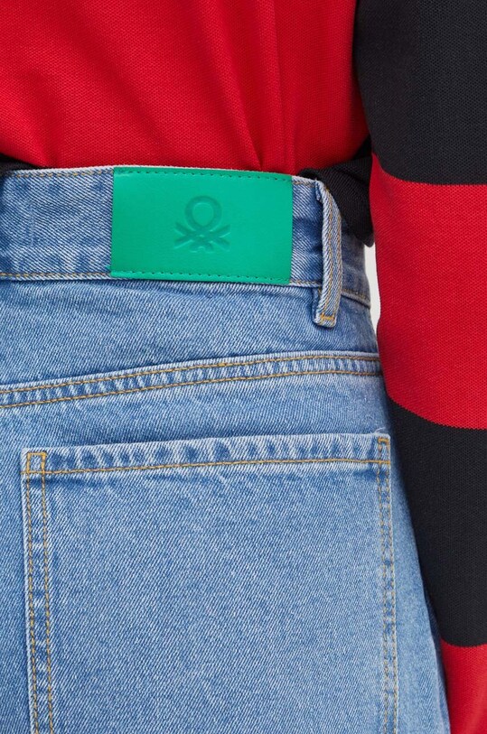 United Colors of Benetton szorty jeansowe 4IPCD9017 niebieski