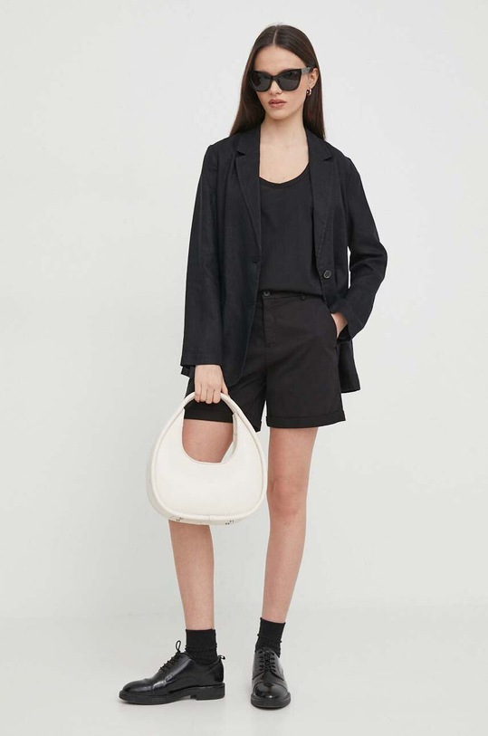 United Colors of Benetton pantaloni scurti 4CDR592G4 negru SS24