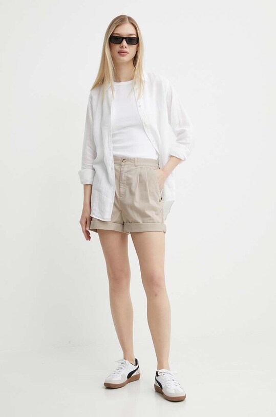 Kraťasy Volcom B0912300 béžová SS24