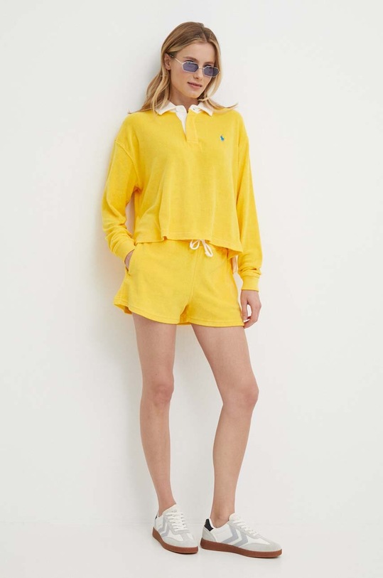Polo Ralph Lauren szorty 211936222 żółty SS24