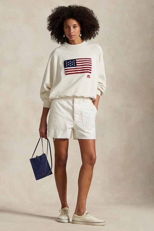 Pamučne kratke hlače Polo Ralph Lauren pamuk bež 211949934