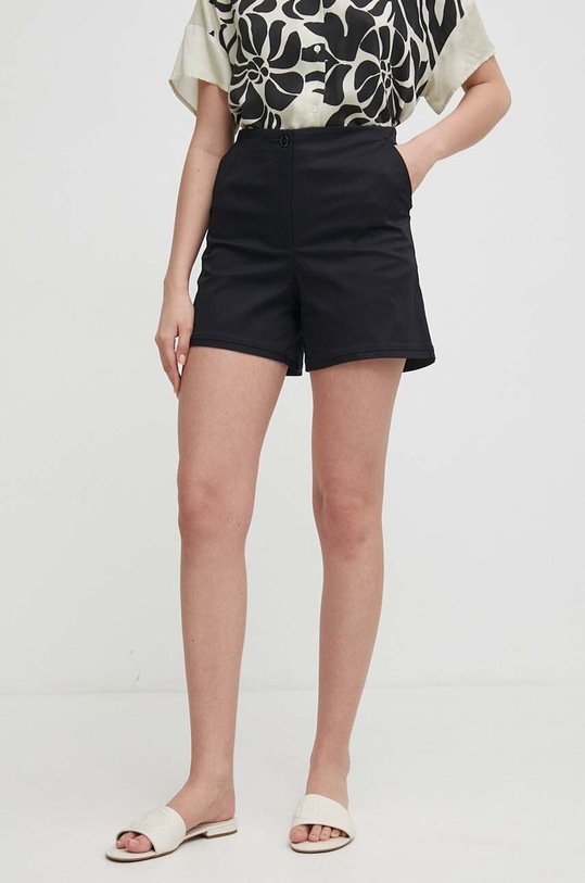 Sisley pantaloni scurti negru 4ED4L901A