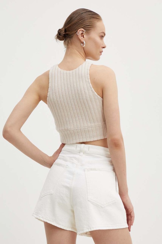 Odzież Abercrombie & Fitch szorty jeansowe KI149.4034.178 beżowy