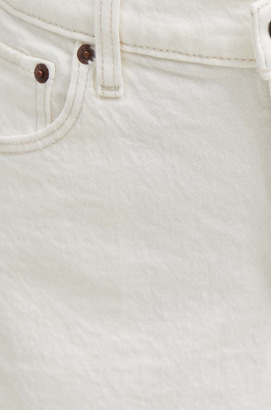 Abercrombie & Fitch szorty jeansowe beżowy KI149.4034.178