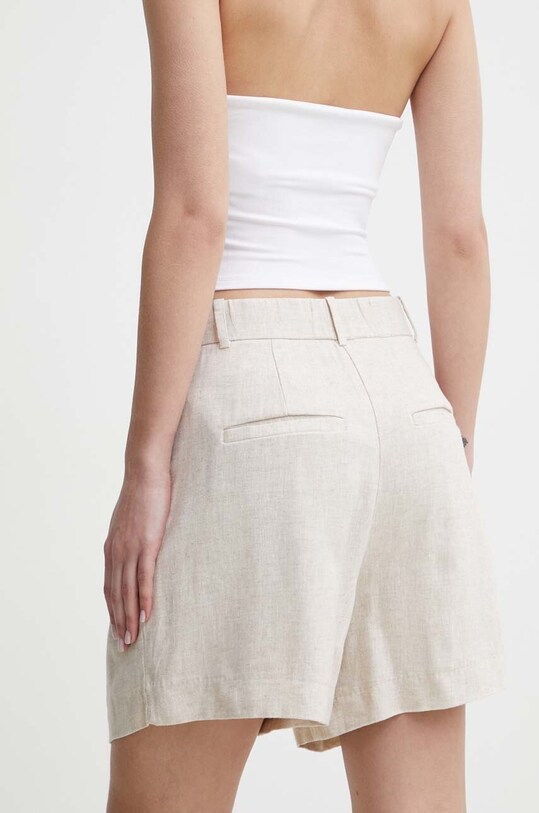 Îmbrăcăminte Abercrombie & Fitch pantaloni scurti din in KI149.4037.185 bej