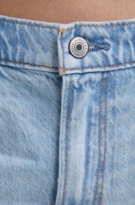 Abercrombie & Fitch pantaloni scurti jeans albastru KI149.4049.280