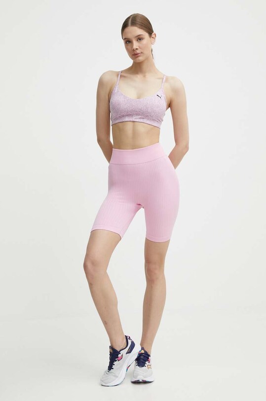 Guess pantaloni scurti V4GD04.Z3CC0 roz SS24