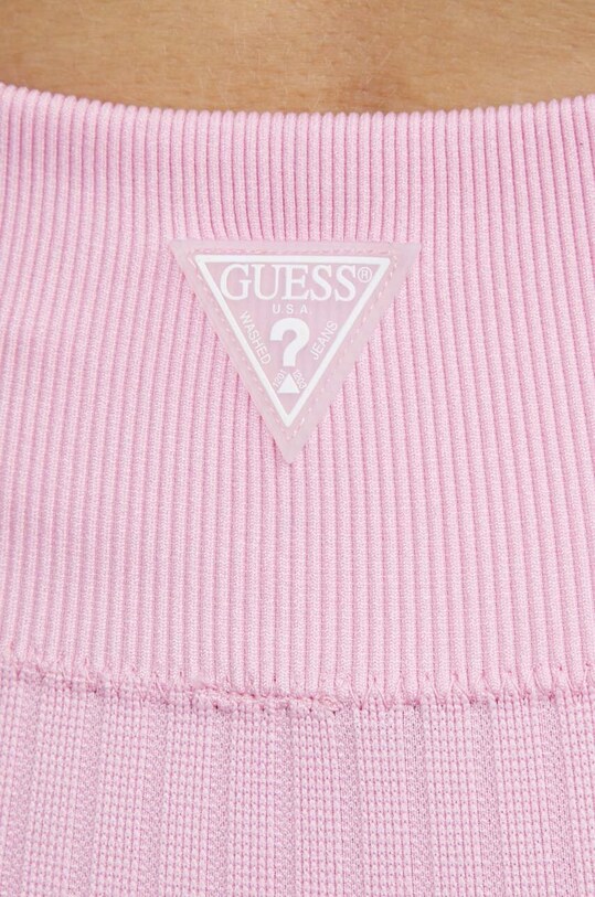 Guess pantaloni scurti roz V4GD04.Z3CC0