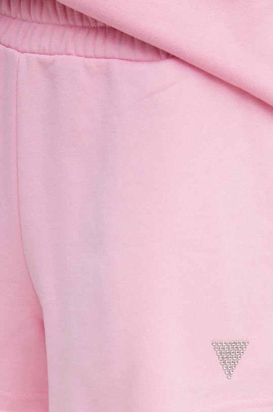 Guess szorty SKYLAR różowy V4GD09.K8802