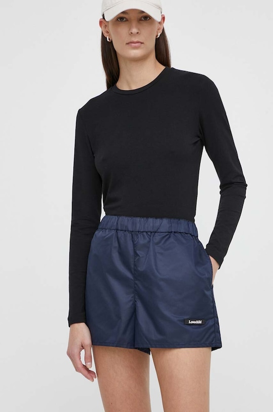 Kratke hlače Lovechild tkanina mornarsko plava 24.2.553.2006