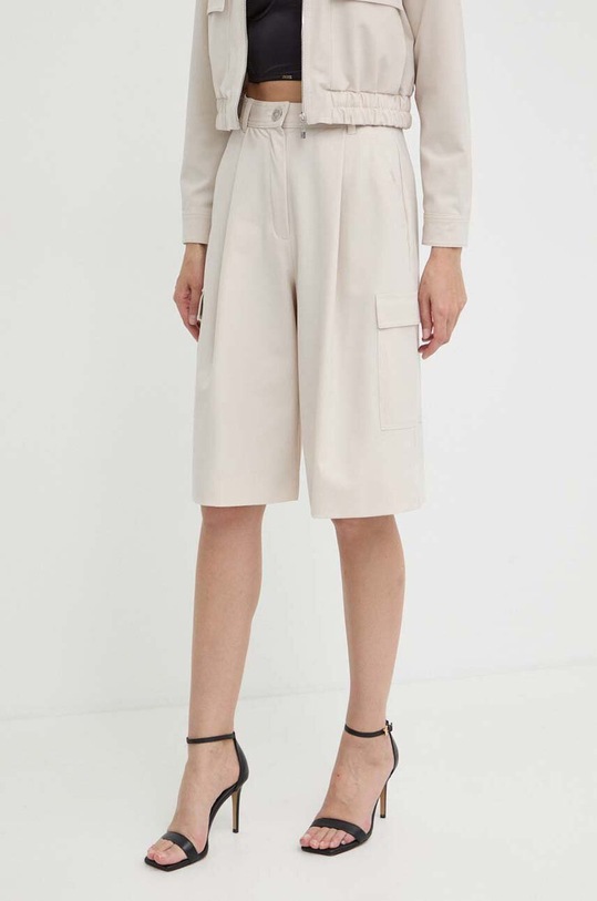 Marella szorty z elastanem beżowy 2413131025200