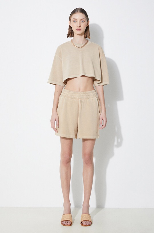 Pamučne kratke hlače adidas Originals IT4288 bež SS24