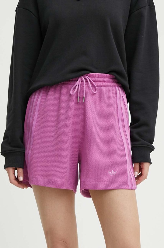 adidas Originals szorty aplikacja fioletowy IT9718