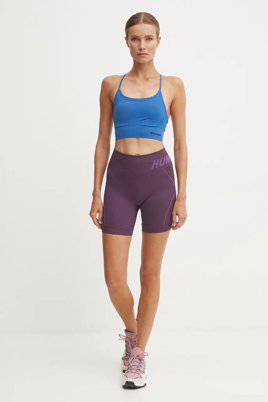 Hummel pantaloni scurți de antrenament Christel 213755 violet AW24