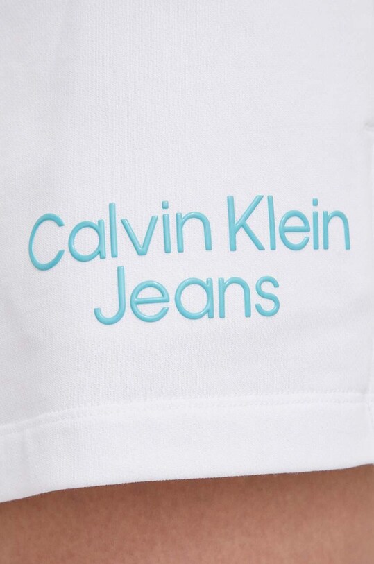 Хлопковые шорты Calvin Klein Jeans белый J20J223136