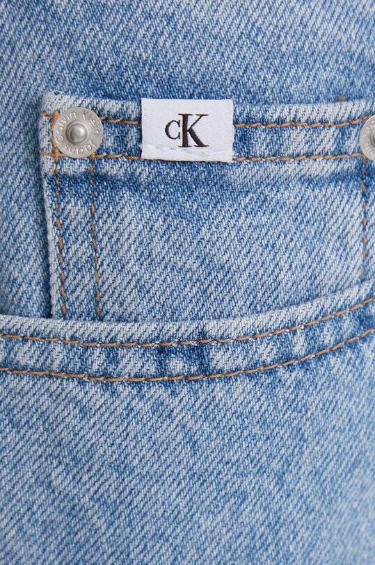 Calvin Klein Jeans szorty jeansowe niebieski J20J222800
