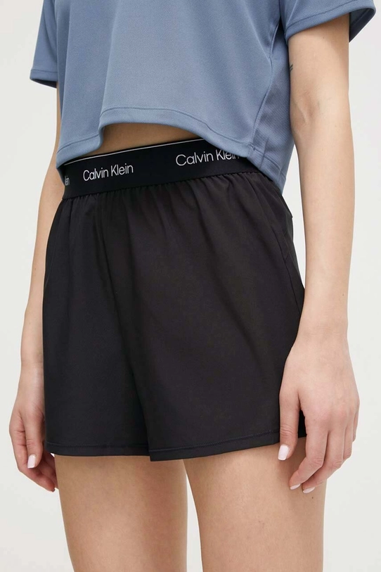 Kratke hlače za trening Calvin Klein Performance s elastinom crna 00GWS4S819