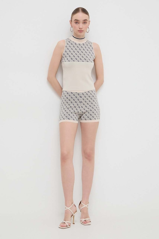 Šortky Guess LISE W4GZ32.Z37K0 béžová SS24
