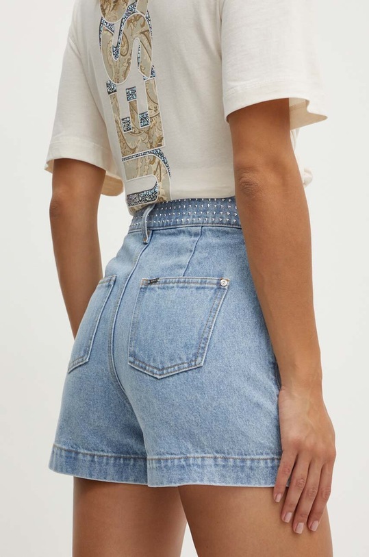 Oblačila Jeans kratke hlače Morgan SHAMI SHAMI.JEAN.BLEAC modra