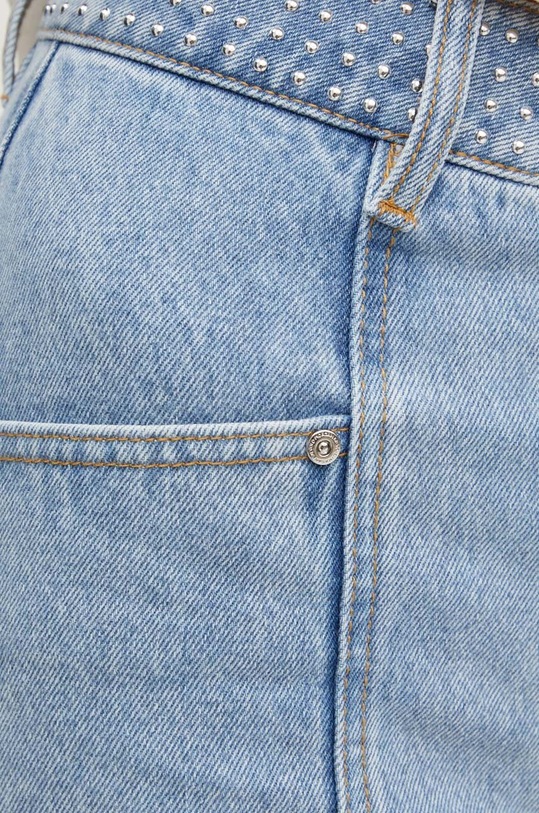 Jeans kratke hlače Morgan SHAMI modra SHAMI.JEAN.BLEAC