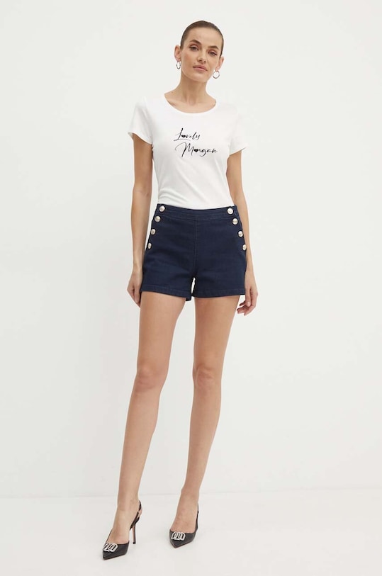 Džínové šortky Morgan SHIVAL SHIVAL.JEAN.BRUT námořnická modř SS25