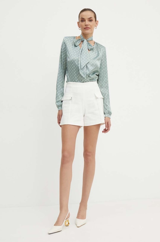 Morgan szorty SHOPY.F SHOPY.F.OFF.WHITE biały SS24