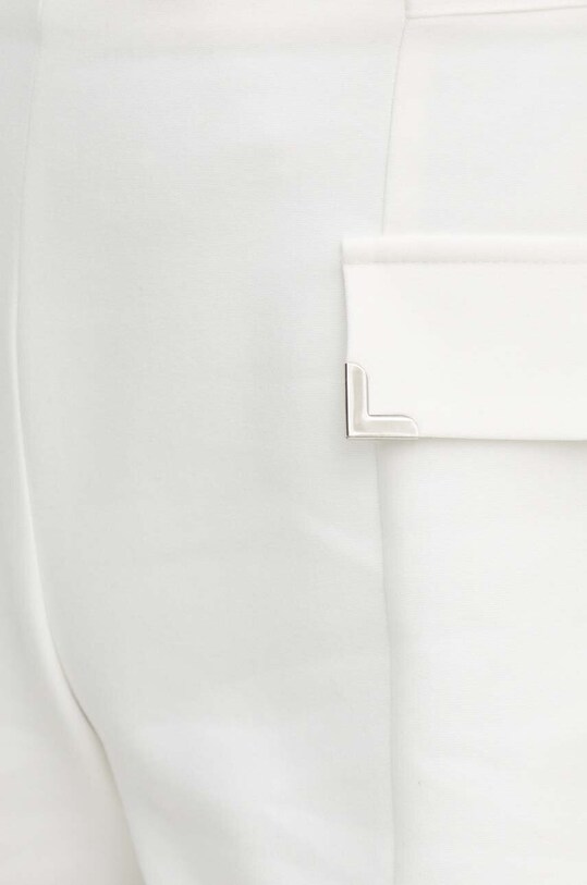 Morgan pantaloni scurti SHOPY.F SHOPY.F.OFF.WHITE alb