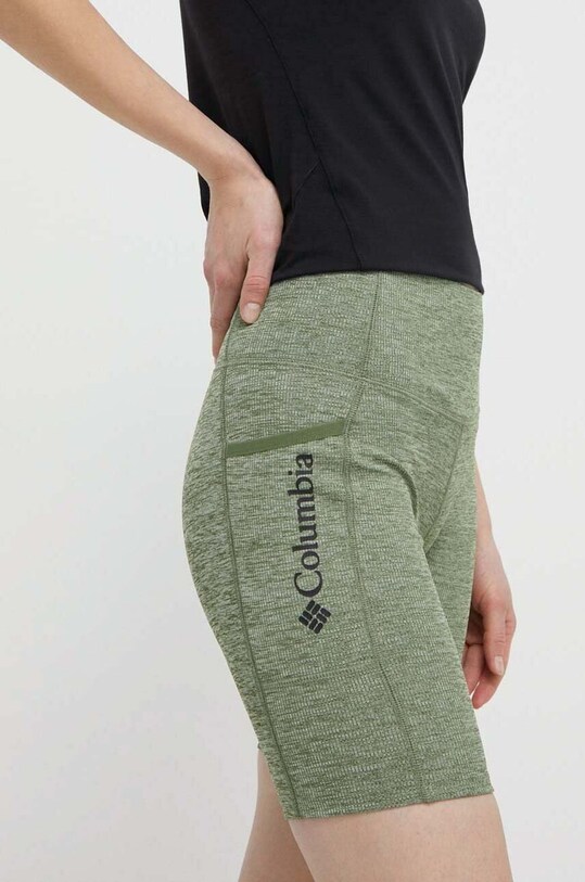 Columbia szorty sportowe Move dzianina zielony 2075971