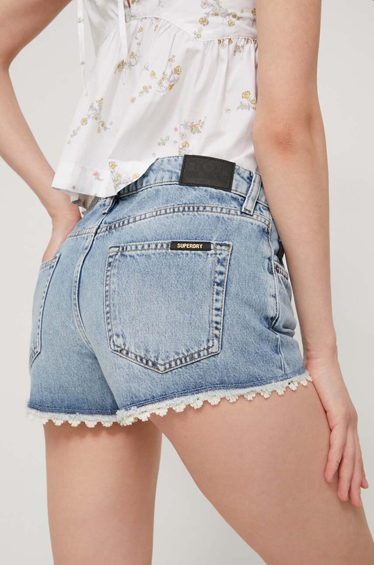 Oblečení Džínové šortky Superdry W7110399A.8BD modrá