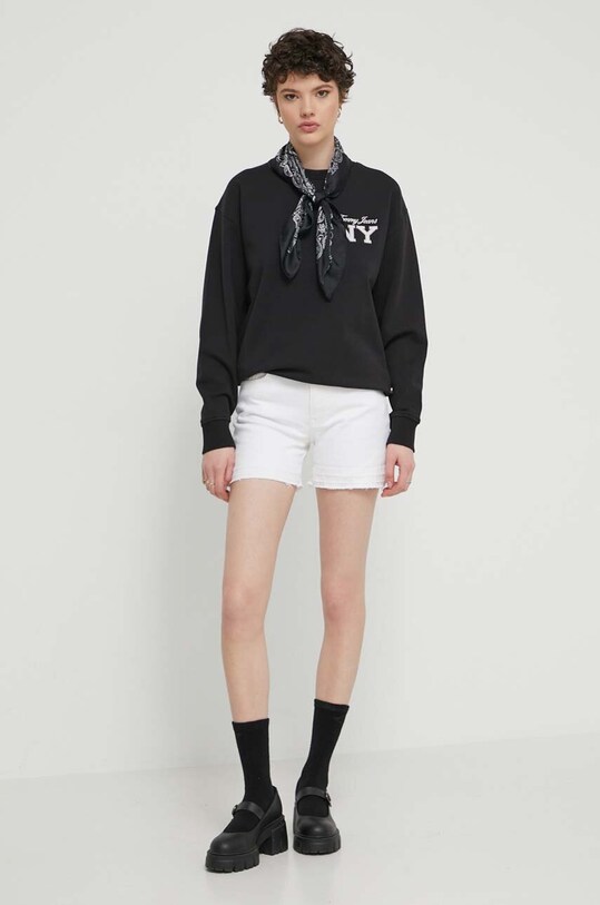 Τζιν σορτς Superdry W7110398A.01C λευκό SS24