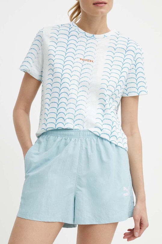 Kratke hlače Puma bez uzorka plava 624242