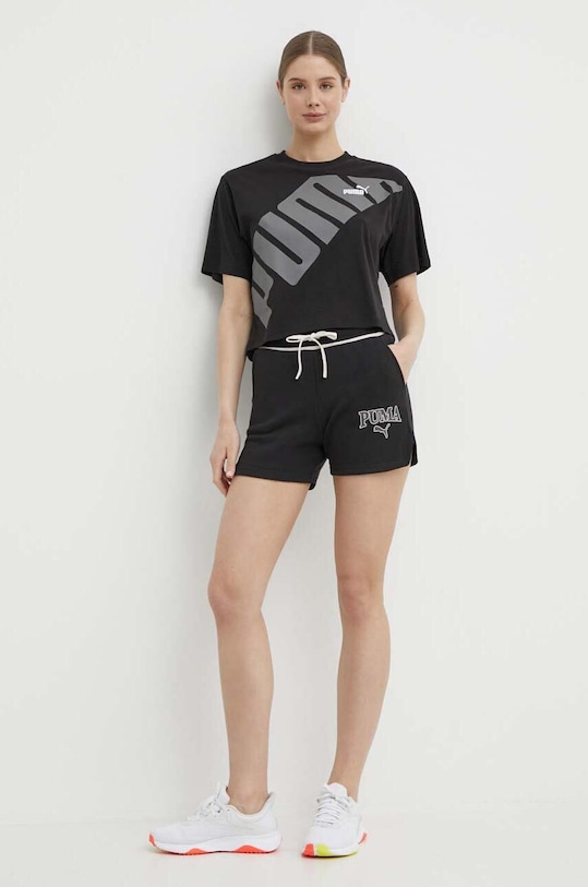 Puma szorty SQUAD 678704 czarny SS24