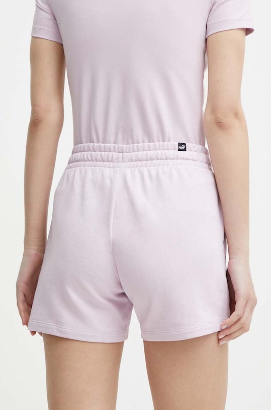 Puma szorty bawełniane BETTER ESSENTIALS 680974 różowy SS24