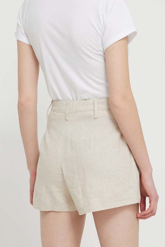 Odjeća Lanene kratke hlače Hollister Co. KI349.4068.110 bež