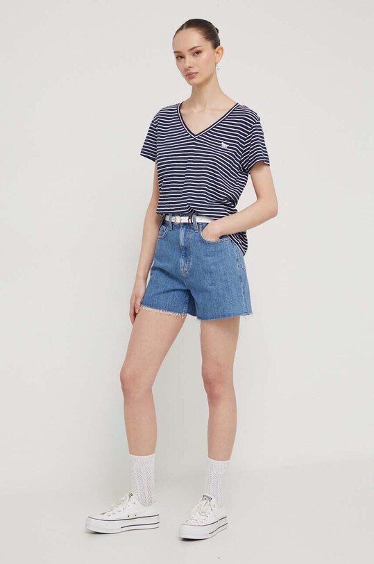 Джинсовые шорты Tommy Jeans DW0DW17646 голубой SS24