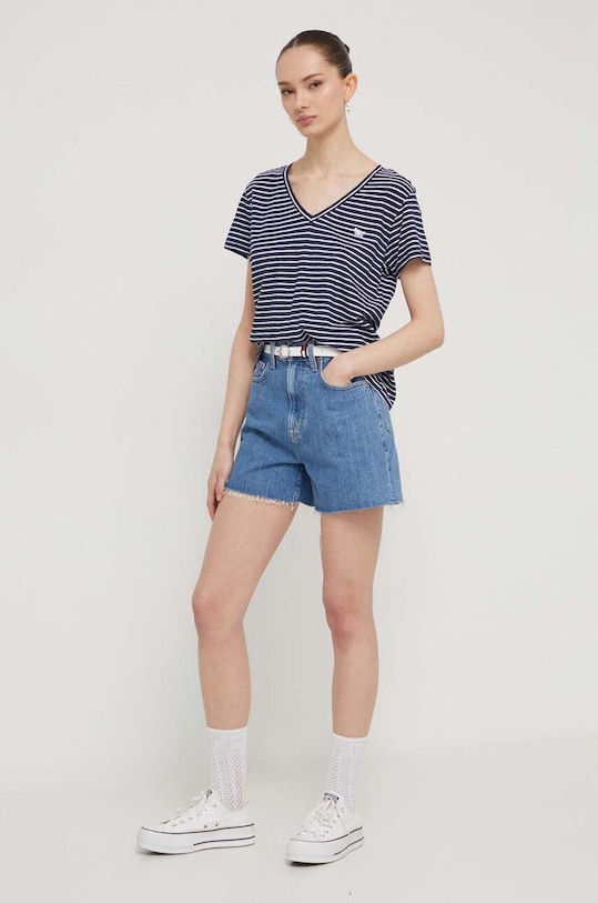Tommy Jeans szorty jeansowe DW0DW17646 niebieski SS24