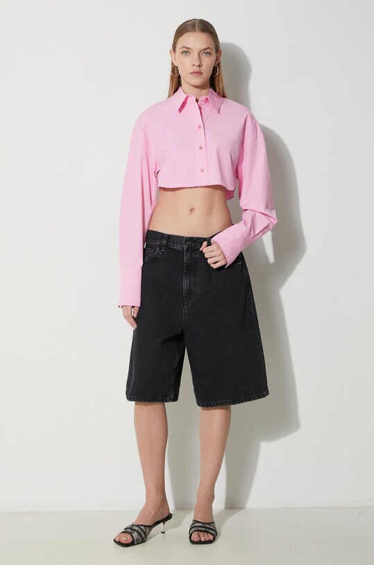 Carhartt WIP szorty jeansowe Brandon Short I031919.8906 czarny SS24