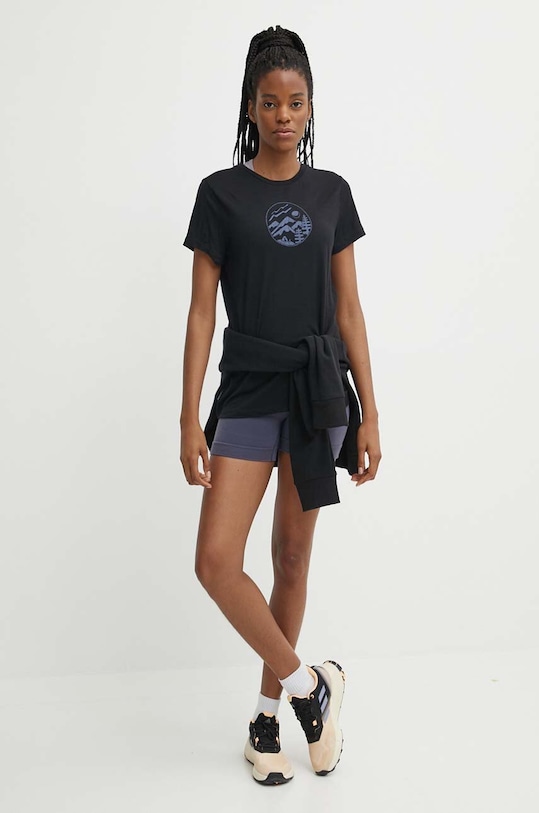 Icebreaker pantaloni scurti sport 260 ZoneKnit Merino Blend Seamless IB0A56XO8841 gri SS25