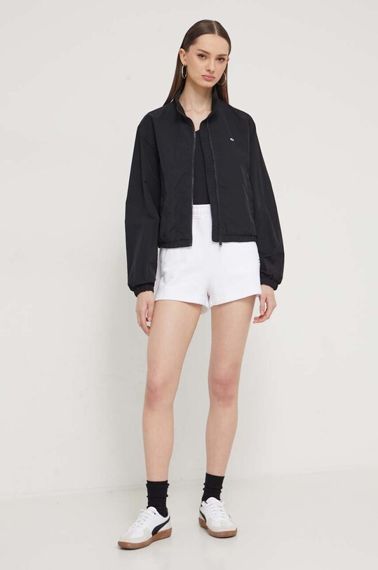 Tommy Jeans pantaloni scurți din bumbac DW0DW17772 alb SS24