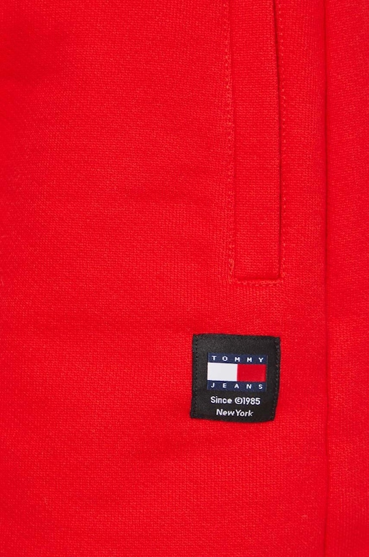 Tommy Jeans szorty bawełniane czerwony DW0DW17772