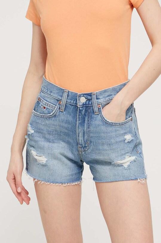 Tommy Jeans pantaloni scurți bumbac albastru DW0DW17640