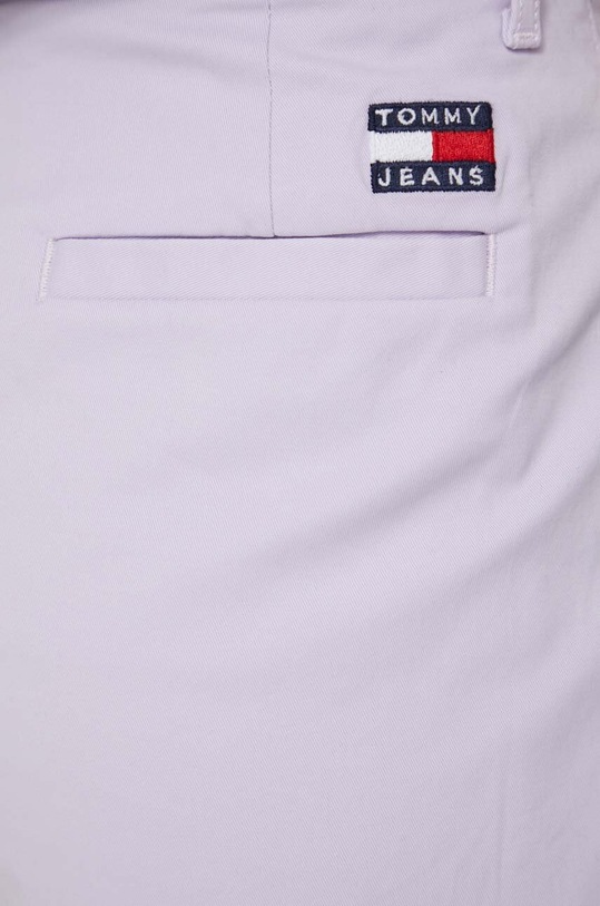 Šortky Tommy Jeans DW0DW17775 fialová