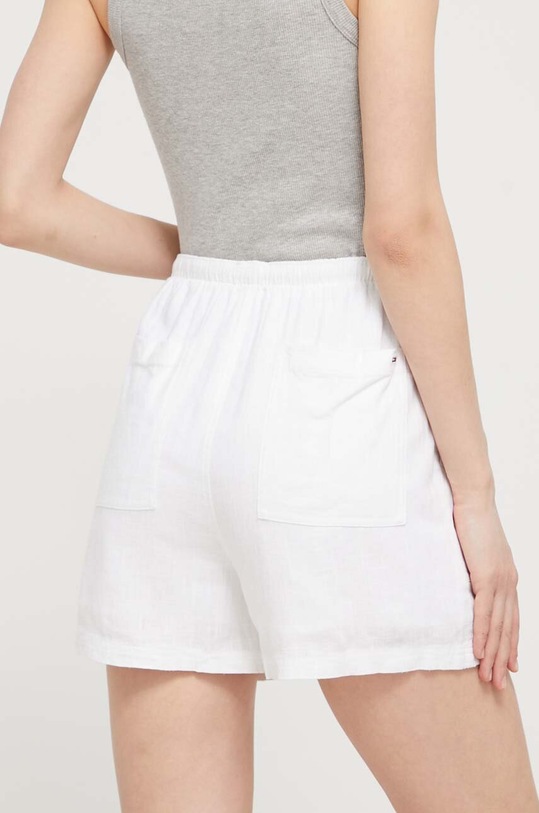 Одежда Шорты с примесью льна Tommy Jeans DW0DW18334 белый
